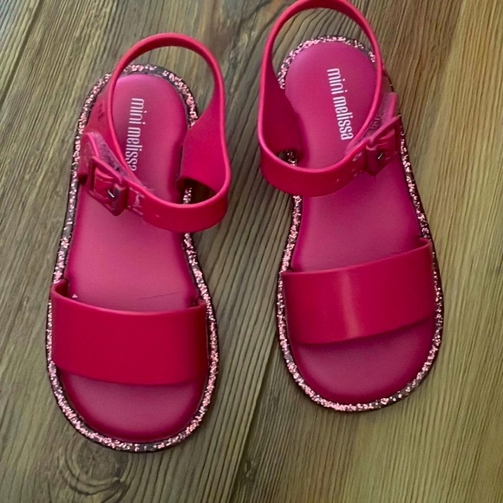 Mini Melissa Pink Sandals Size 9. Made in Brazil. No box